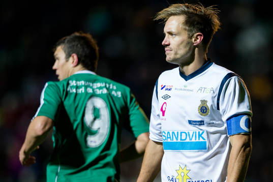 Gefles Anders Wikström fotbollsmatchen i  kvalet till