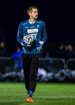 Östers målvakt Oscar Berglund