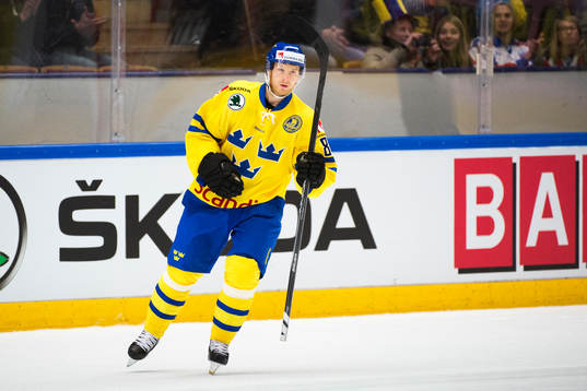 Sveriges Linus Klasen jublar