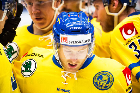 Sveriges Linus Klasen jublar