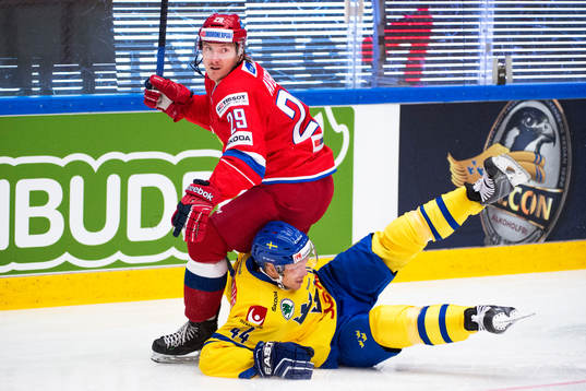 Rysslands Egor Averin och Sveriges Nicklas Danielsson