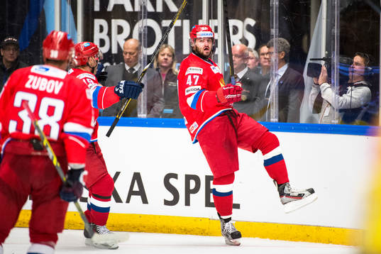 Rysslands Alexander Radulov jublar