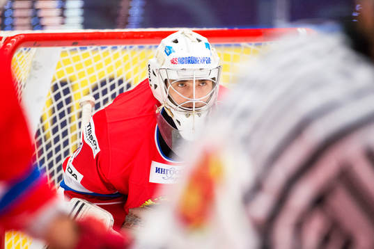 Rysslands målvakt Stanislav Galimov