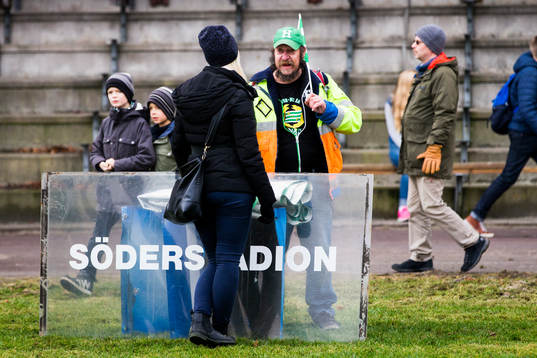 Hammarbys supportrar får tillfälle att plocka med sig