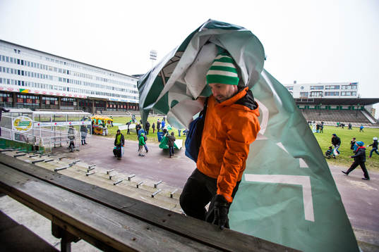 Hammarbys supportrar får tillfälle att plocka med sig