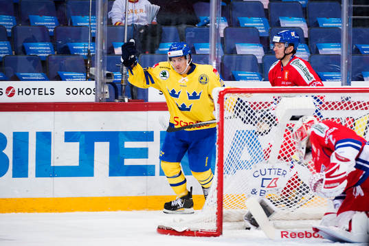 Sveriges Andre Petersson jublar