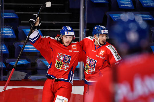 Tjeckiens Tomas Filippi jublar