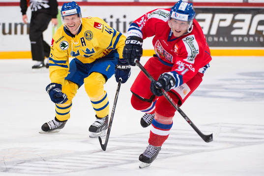 Sveriges Nicklas Danielsson och Tjeckiens Jakub Krejcik
