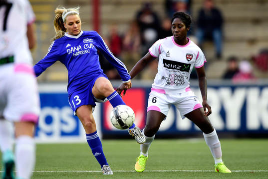 Fortuna Hjørrings Melissa Henderson och Rosengårds Anita