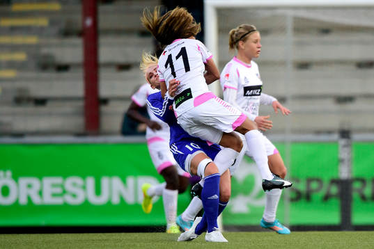 Rosengårds Marta Viera Da Silva tacklar omkull Fortuna