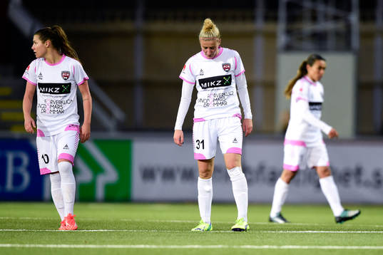 Rosengårds Ramona Bachmann, Anja Mittag och Marta Viera Da