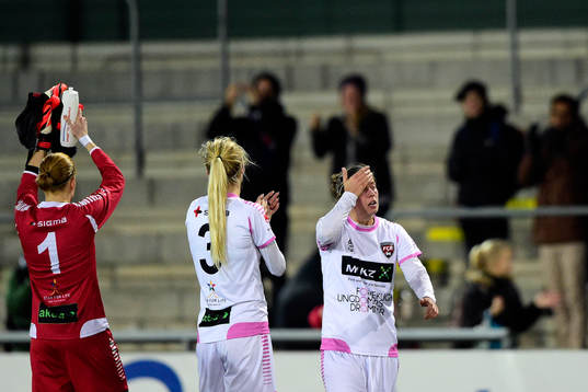 Rosengårds målvakt Kathrin Länger, Amanda Ilestedt