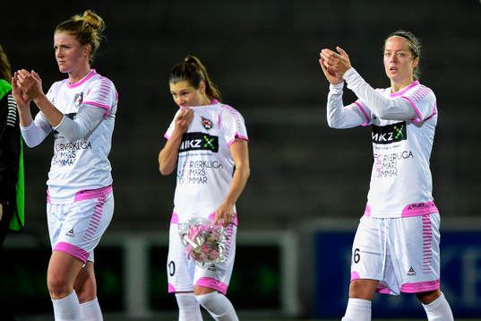 Rosengårds Kirsten Van De Ven, Ramona Bachmann och Lina