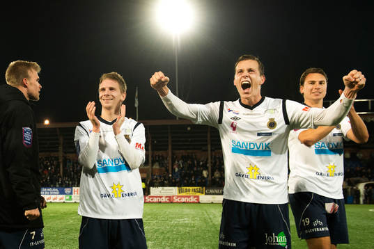Gefles  Johan Bertilsson, Jens Portin och Marcus Hansson