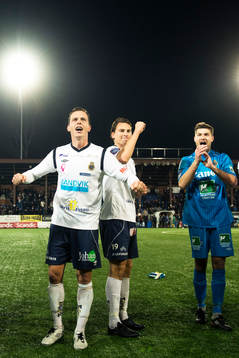 Gefles  Jens Portin , Marcus Hansson  och målvakt Emil