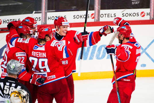 Rysslands Alexander Radulov jublar