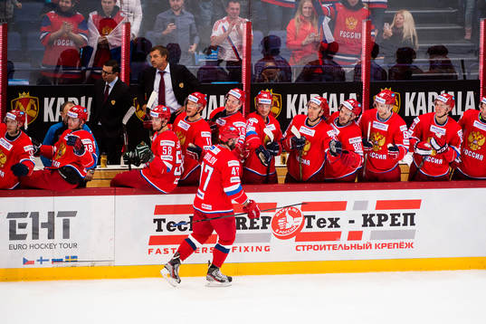 Rysslands Alexander Radulov jublar