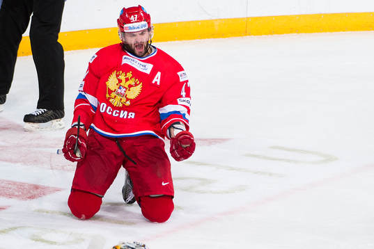 Rysslands Alexander Radulov jublar