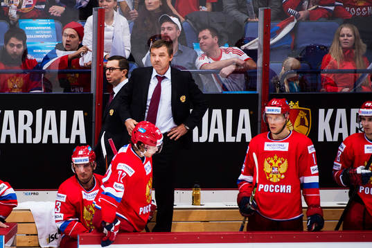 Rysslands förbundskapten Znarok Oleg