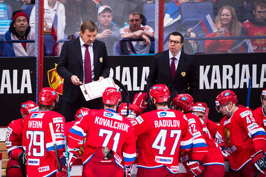 Rysslands förbundskapten Znarok Oleg
