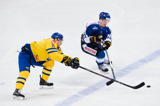 Sveriges Calle Ridderwall och Finlands Julius Junttila