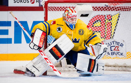 Sveriges målvakt Henrik Karlsson
