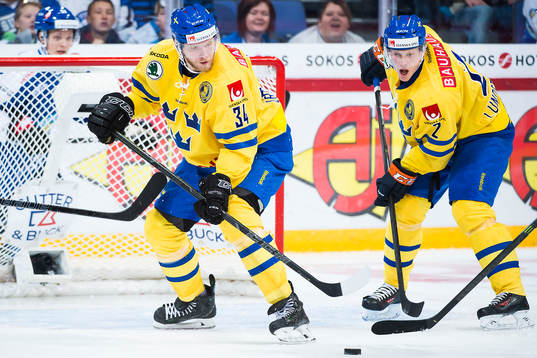 Sveriges Alexander Urbom och Nickas Lundgren