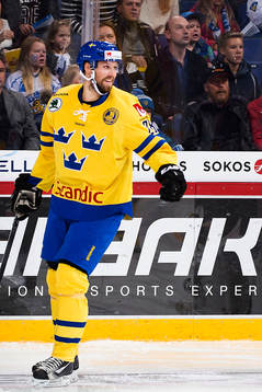 Sveriges Dick Axelsson gör 0-2 0ch jublar