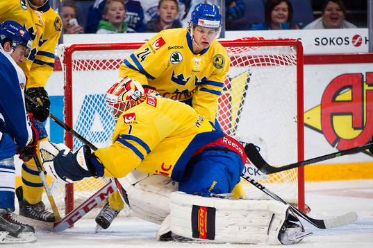Sveriges Mattias Janmark-Nylén hamnar bakom målvakt