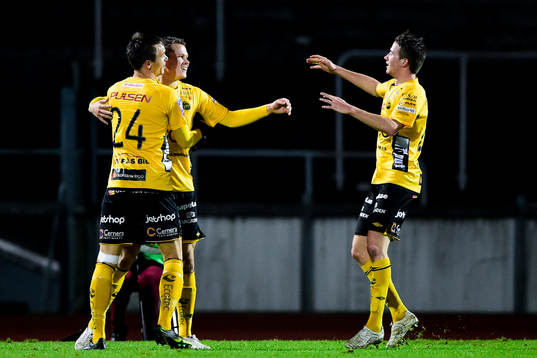 Elfsborgs spelare jublar