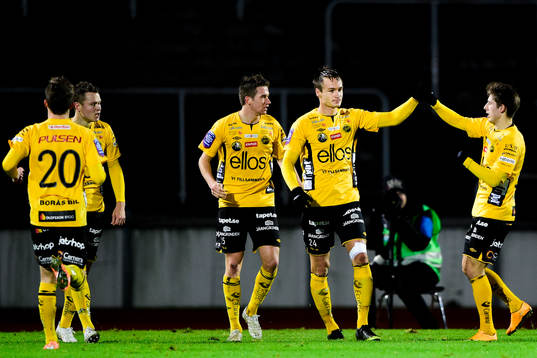 Elfsborgs spelare jublar