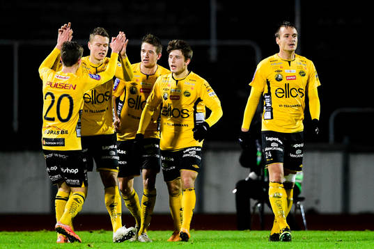 Elfsborgs spelare jublar