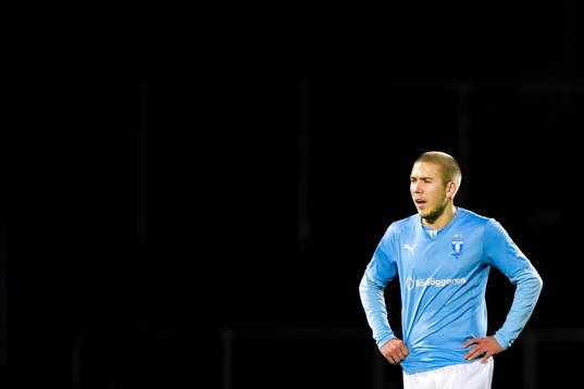Malmö FFs Anton Tinnerholm deppar