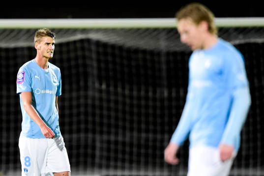 Malmö FFs Johan Hammar och Emil Forsberg deppar