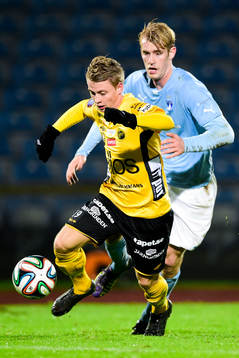 Malmö FFs Filip Helander jagar Elfsborgs Simon Hedlund