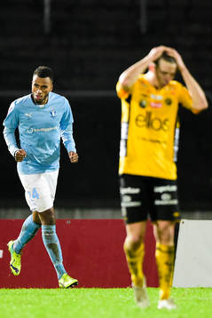 Malmö FFs Isaac Kiese Thelin jublar