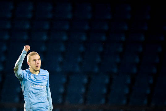 Malmö FFs Anton Tinnerholm jublar