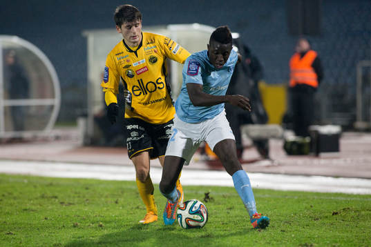 Elfsborgs Arber Zeneli och Malmö FFs Pa Konate