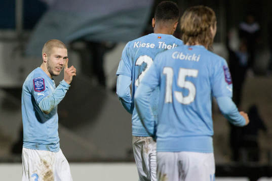 Malmö FFs Anton Tinnerholm jublar