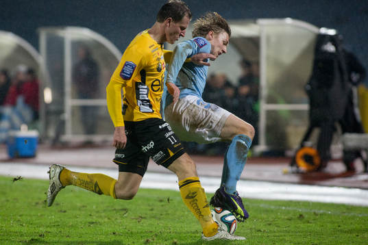 Elfsborgs Daniel Mobaeck och Malmö FFs Emil Forsberg