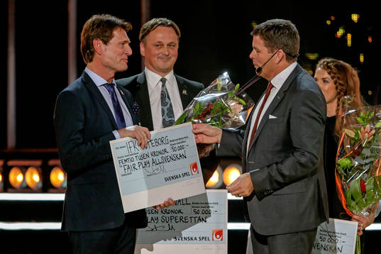 IFK Göteborg fick Fair Play pris av Lennart Käll, VD
