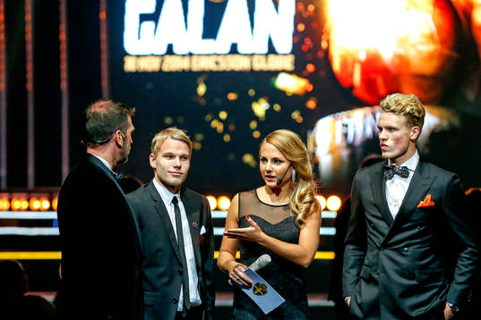Oscar Lewicki, Emelie Ölander och Oscar Hiljemark
