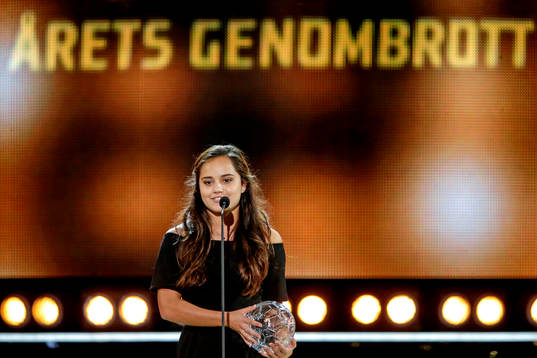 Årets genombrott, dam tilldelades Malin Diaz Pettersson,
