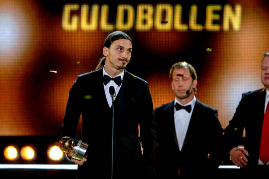 Guldbollen tilldelades Zlatan Ibrahimovic