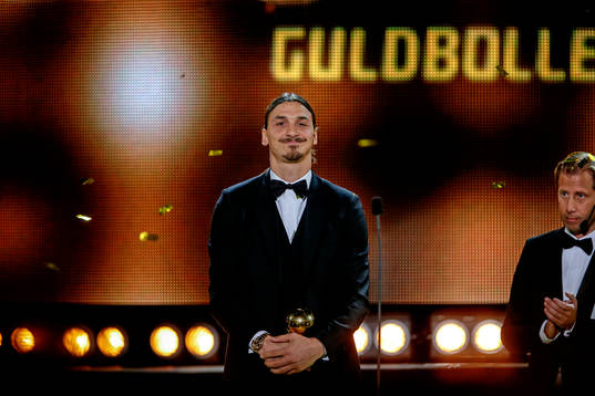 Guldbollen tilldelades Zlatan Ibrahimovic