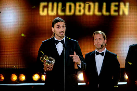 Guldbollen tilldelades Zlatan Ibrahimovic