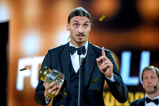 Guldbollen tilldelades Zlatan Ibrahimovic