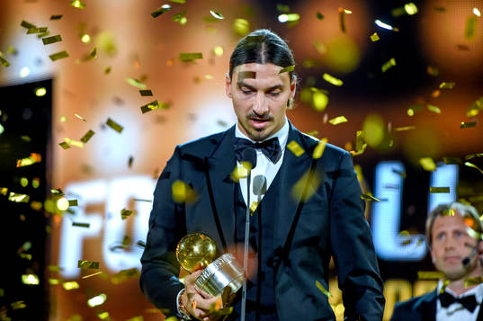 Guldbollen tilldelades Zlatan Ibrahimovic