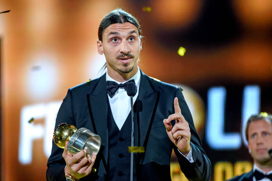 Guldbollen tilldelades Zlatan Ibrahimovic