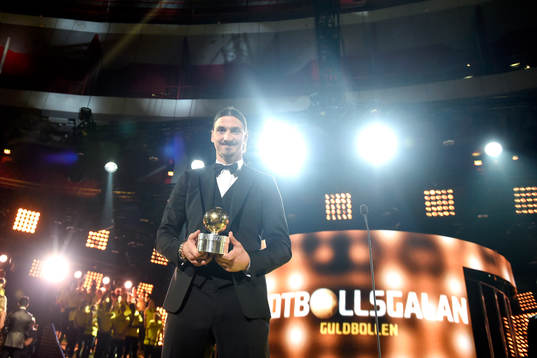 Guldbollen tilldelades Zlatan Ibrahimovic
